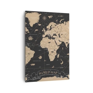 Quadro em tela - Os limites do meu mundo - 70x100 cm