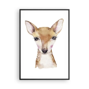 Pôster com moldura preta - A Natureza da Inocência - 70x100 cm