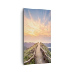 Quadro em tela - Perto do céu - 65x120 cm