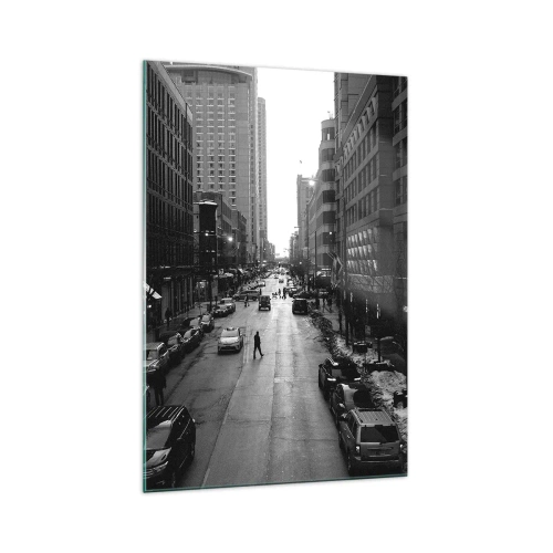 Quadro em vidro - Outro dia como todos os dias - 70x100 cm