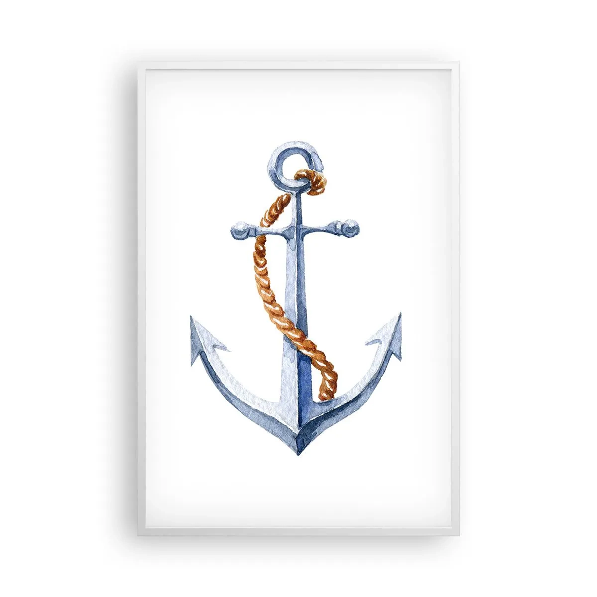Pôster em moldura branca - Ahoy aventura! - 61x91 cm