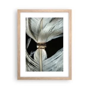 Pôster com moldura de carvalho claro - ...todos os dias da nossa vida... - 30x40 cm