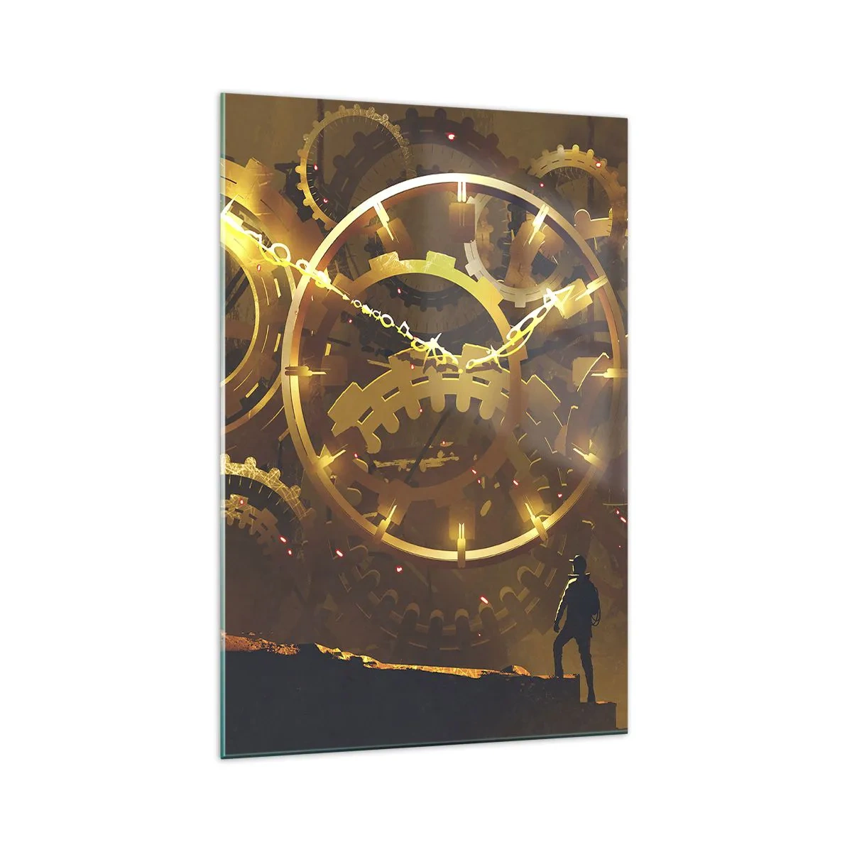 Quadro em vidro - Na origem do tempo - 70x100 cm