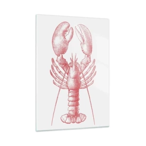 Quadro em vidro - Uma lagosta digna de Homero - 50x70 cm