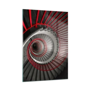 Quadro em vidro - Diversão de arquitetura - 50x70 cm