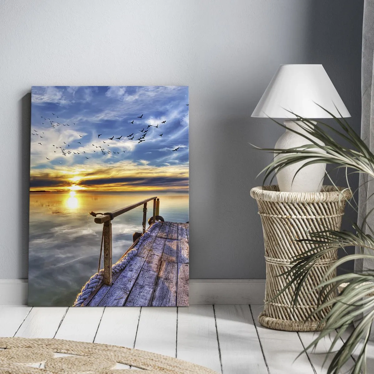 Quadro em tela - O vento descansa - 50x70 cm