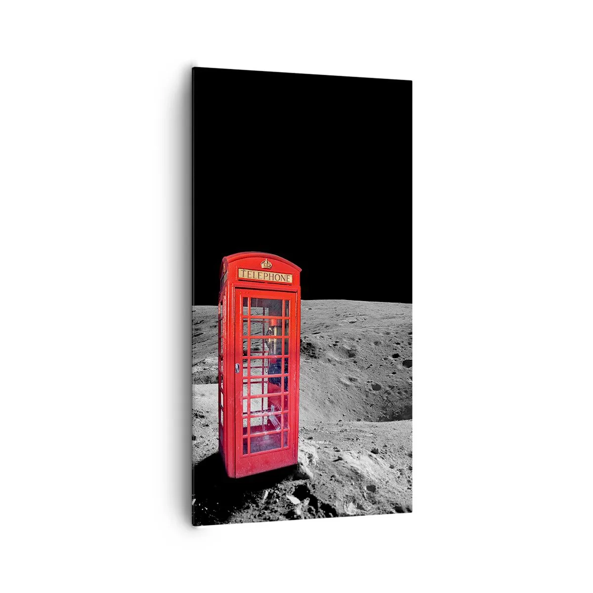 Quadro em tela - Piada espacial - 65x120 cm