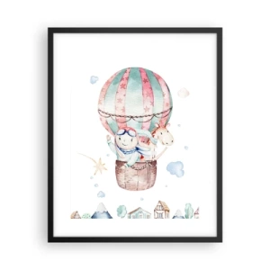 Pôster com moldura preta - Nós voltaremos em breve! - 40x50 cm