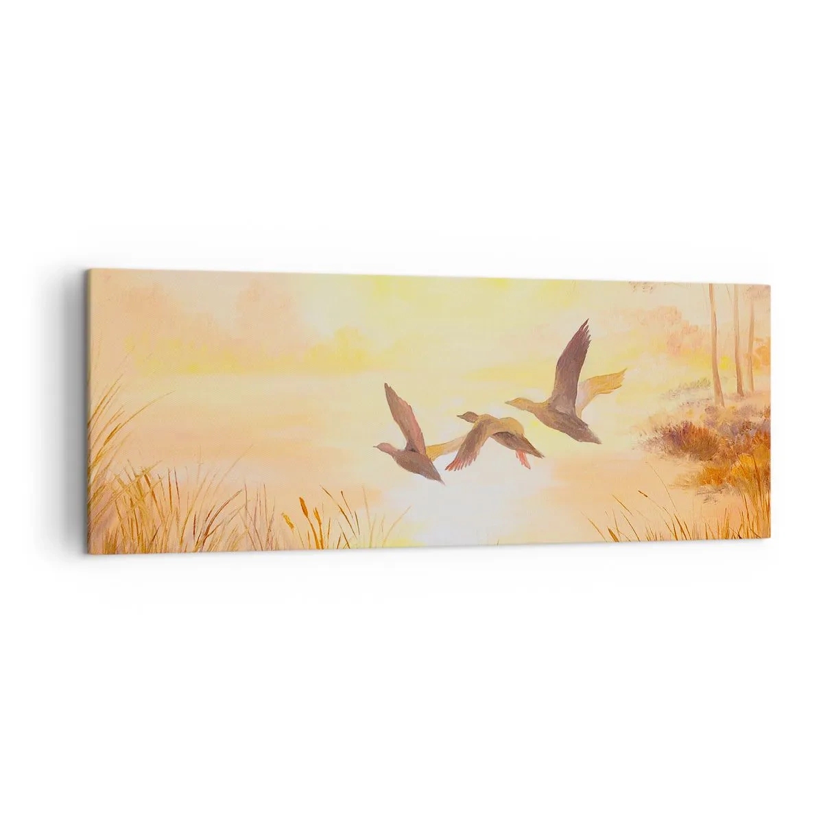 Quadro em tela - O início de uma longa viagem - 140x50 cm