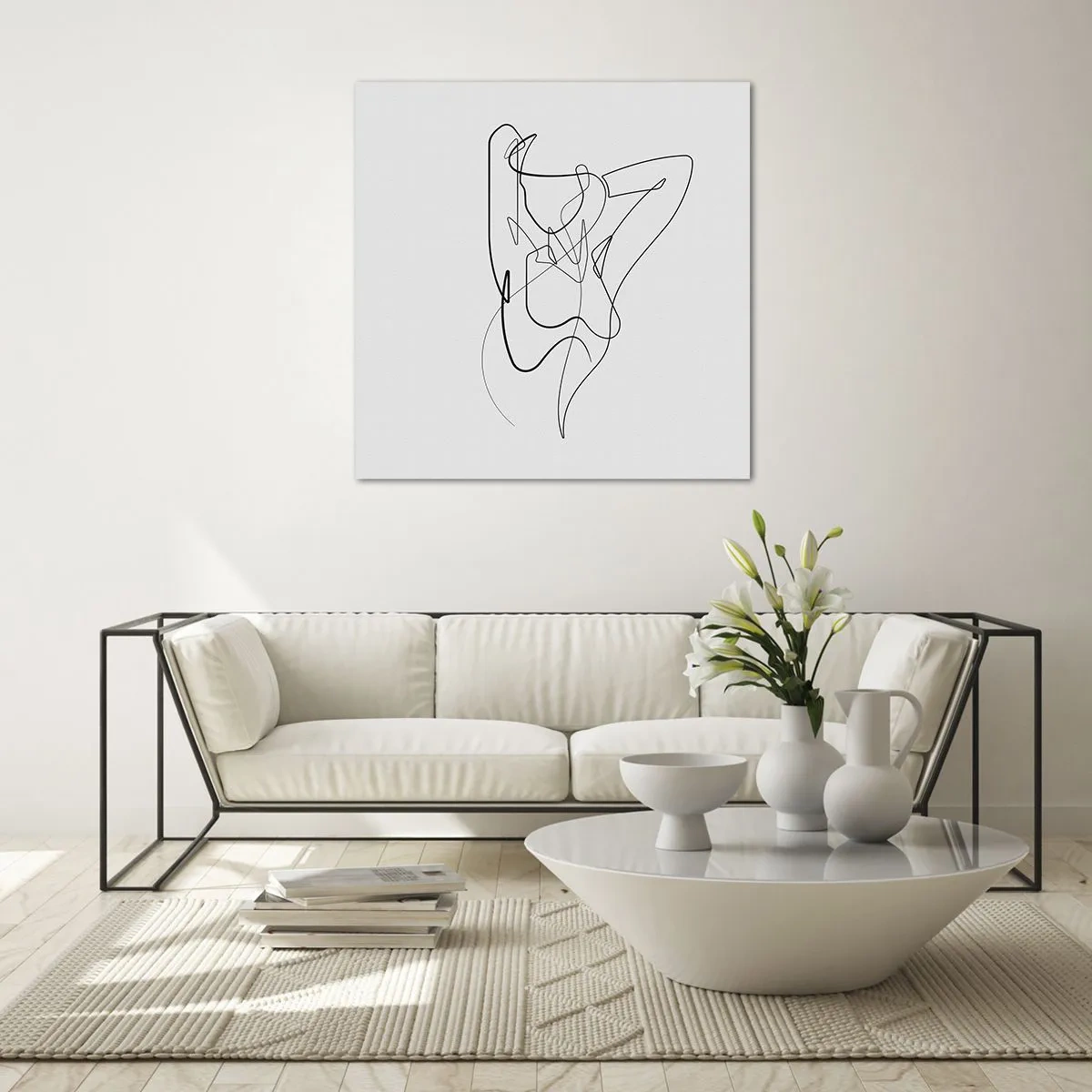 Quadro em vidro - Que tipo de pessoa é realmente... - 50x50 cm