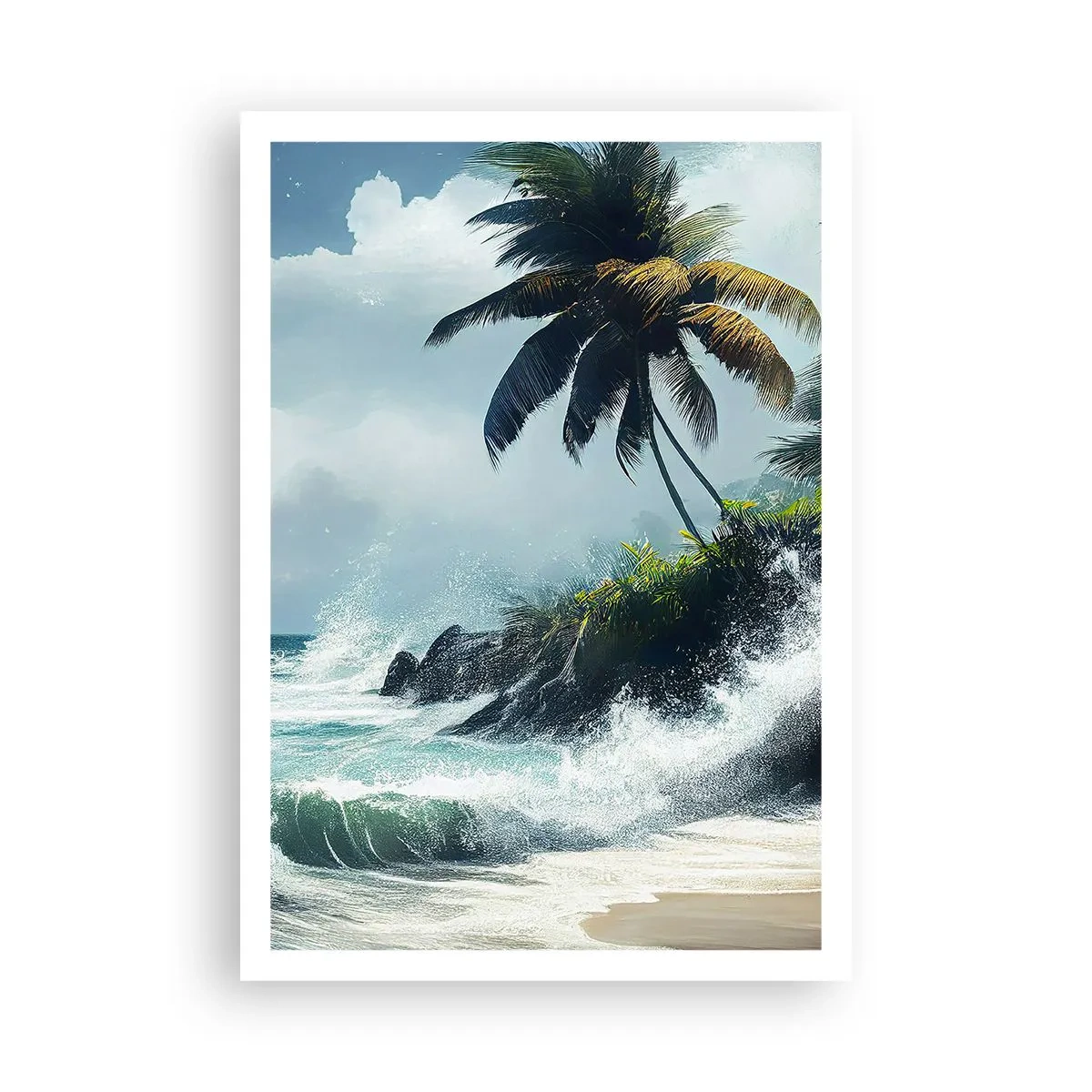 Pôster - Em uma costa tropical - 70x100 cm