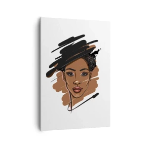 Quadro em tela - Doce como chocolate - 70x100 cm