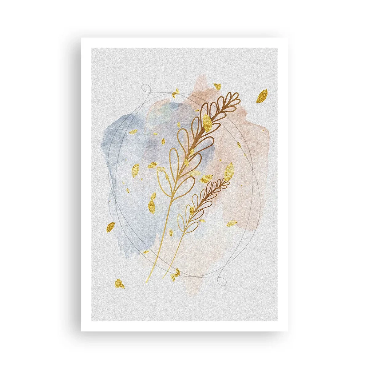 Pôster - Explosão dourada - 70x100 cm