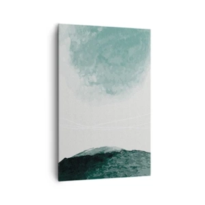 Quadro em tela - Encontro com a neblina - 80x120 cm