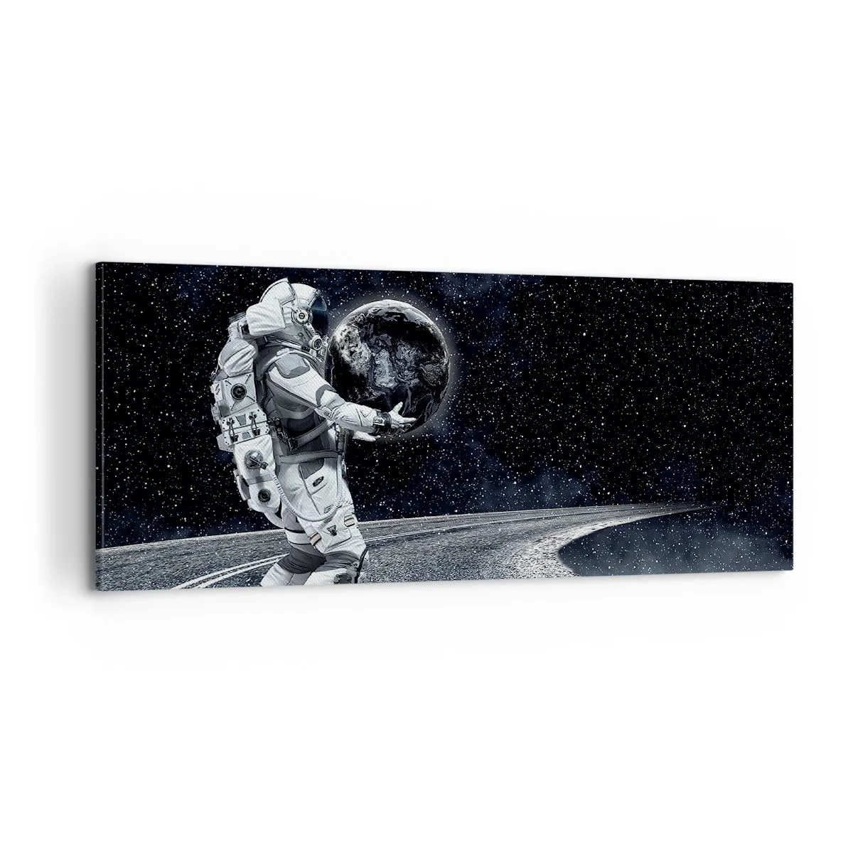 Quadro em tela - Na Via Láctea - 100x40 cm