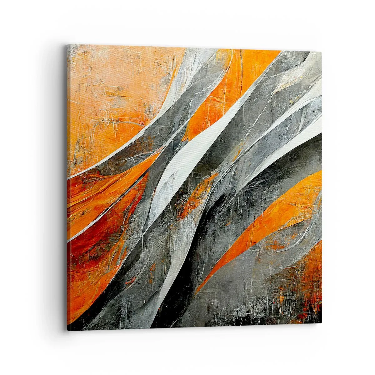 Quadro em tela - Calor e frio - 70x70 cm