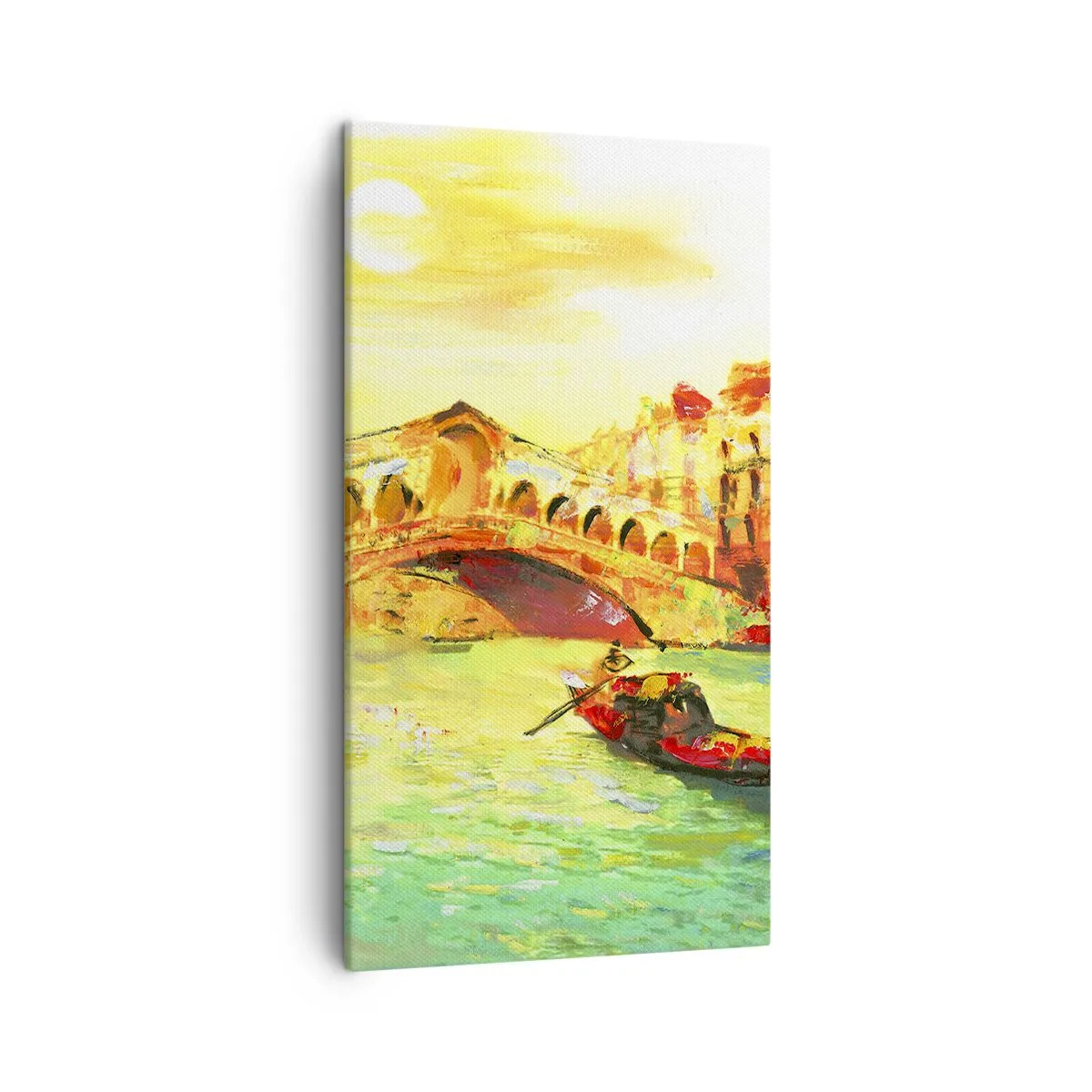 Quadro em tela - Romaria dos amantes - 45x80 cm