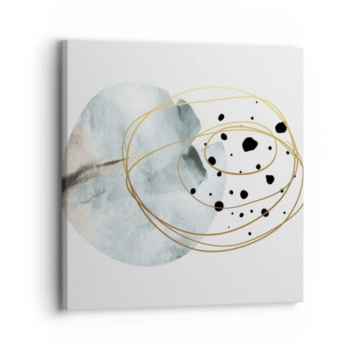 Quadro em tela - No abraço ao espaço - 30x30 cm