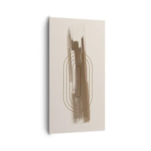 Quadro em tela - Um sopro de cinza - 65x120 cm