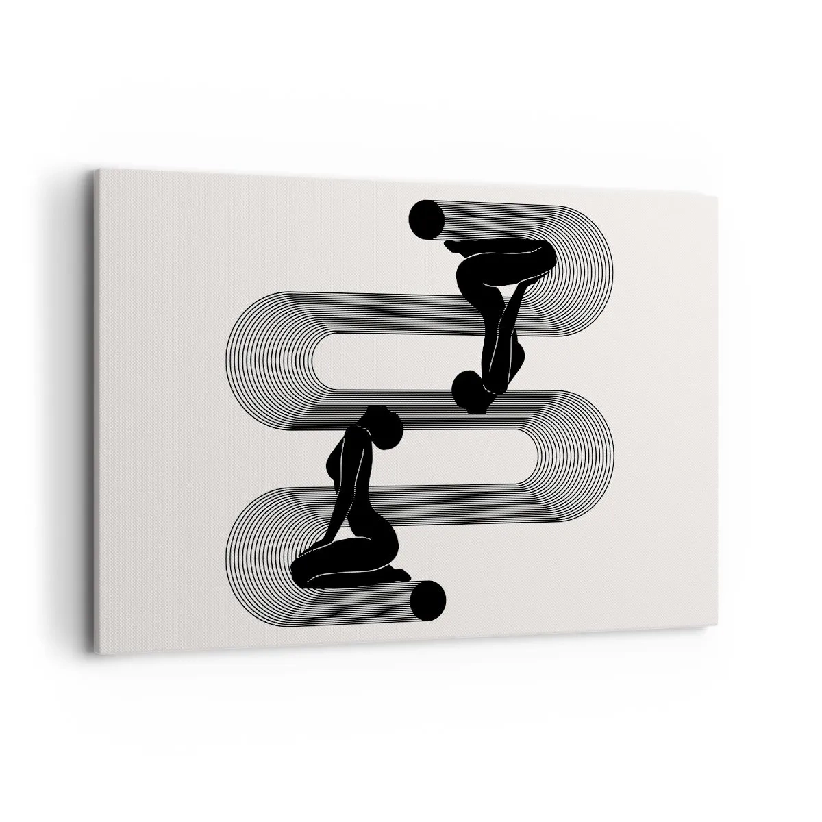 Quadro em tela - Simetria sensual - 120x80 cm