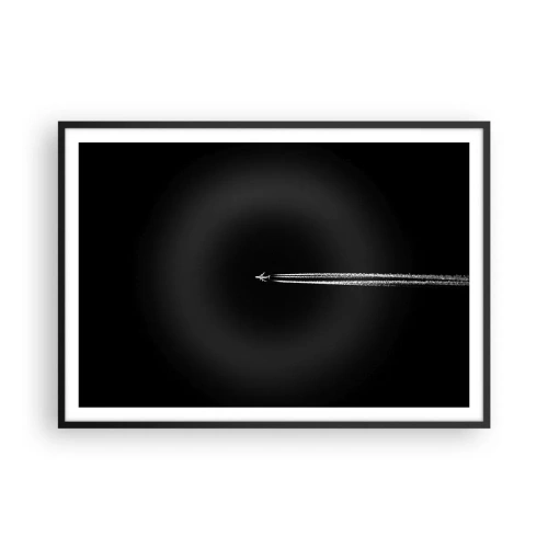 Pôster com moldura preta - Em outra dimensão - 100x70 cm