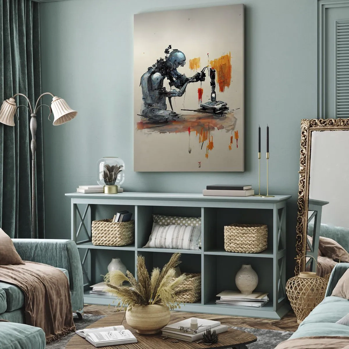 Quadro em tela - Já amanhã… - 55x100 cm