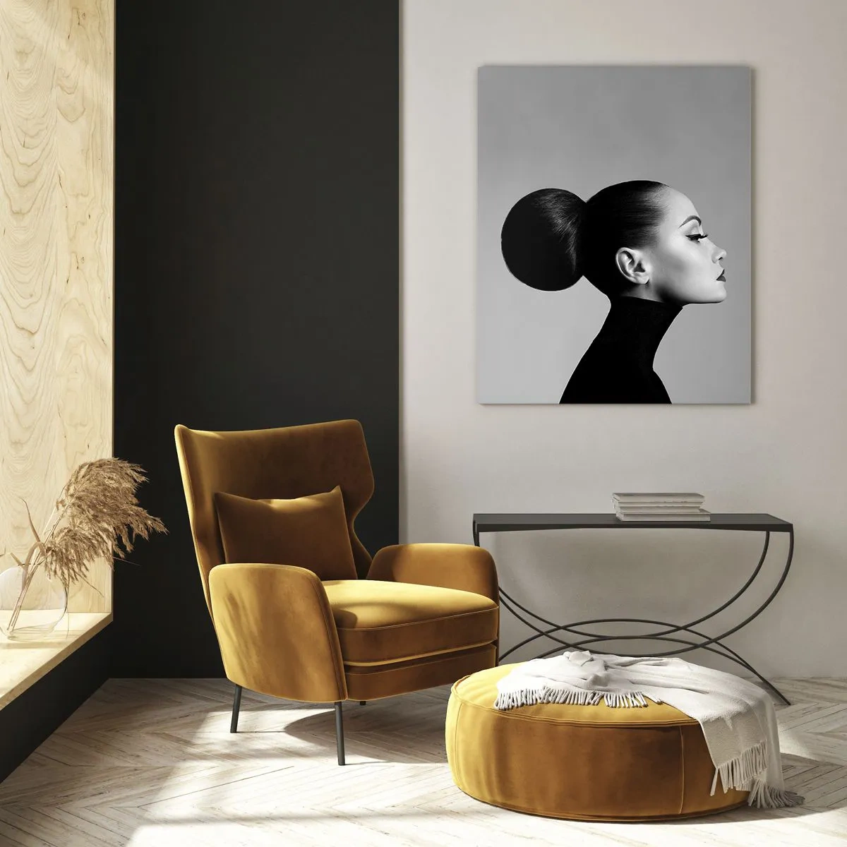 Quadro em vidro - Nefertiti moderna - 80x120 cm