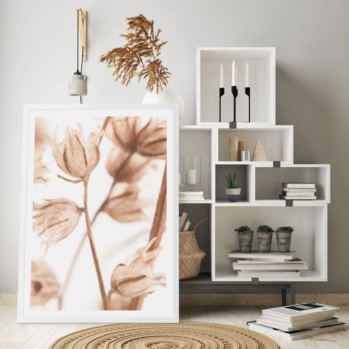 Pôster em moldura branca - Eles estão ligando no final do verão - 30x40 cm