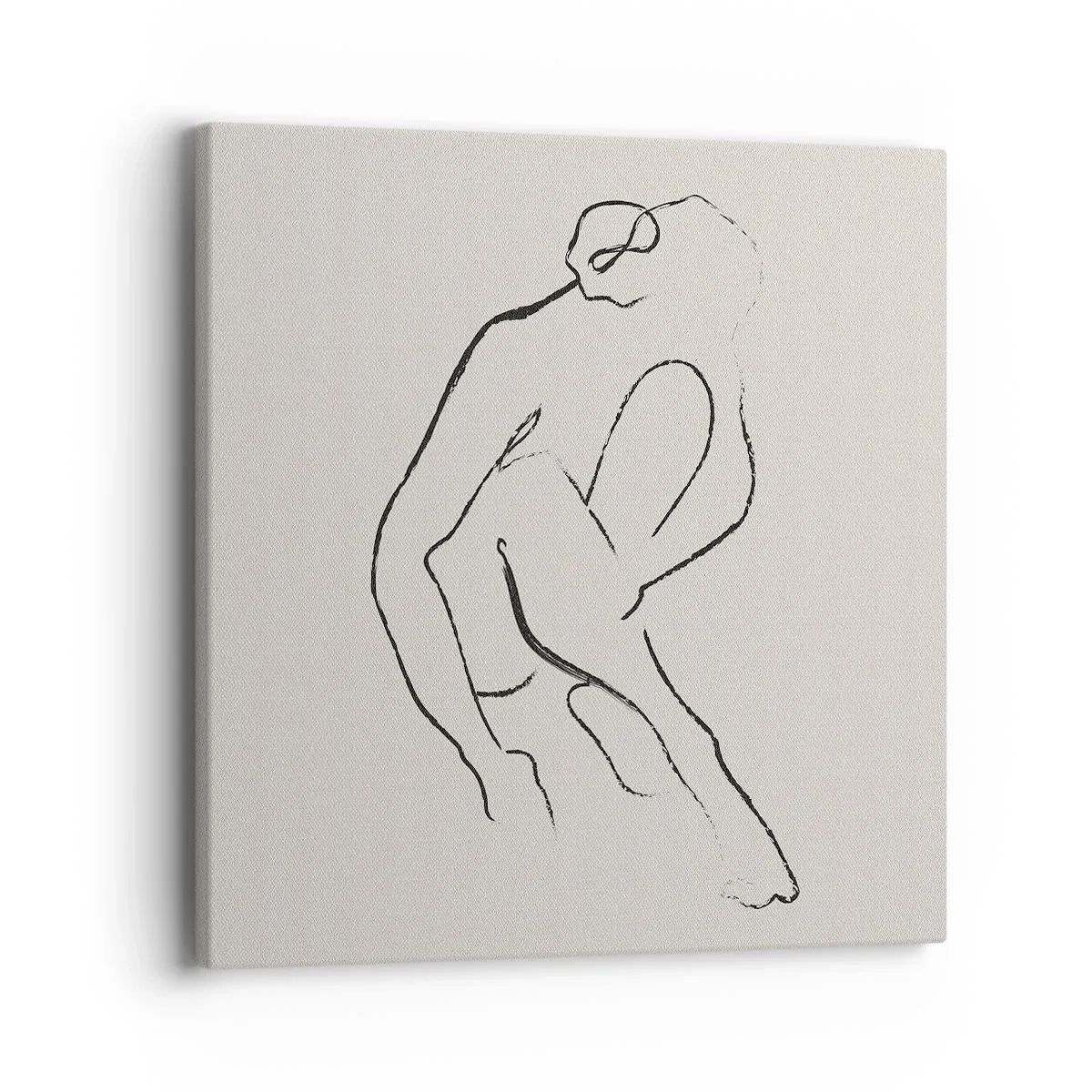 Quadro em tela - Esboço íntimo - 40x40 cm