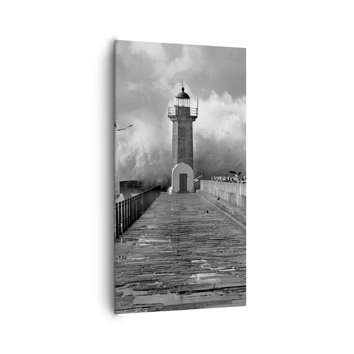 Quadro em tela - Destemida - 65x120 cm