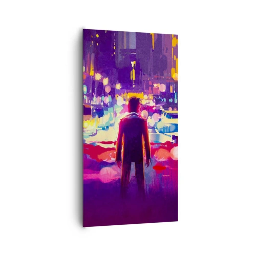 Quadro em tela - Imerso na luz - 65x120 cm