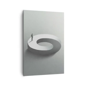 Quadro em tela - Seja inteligente - 70x100 cm