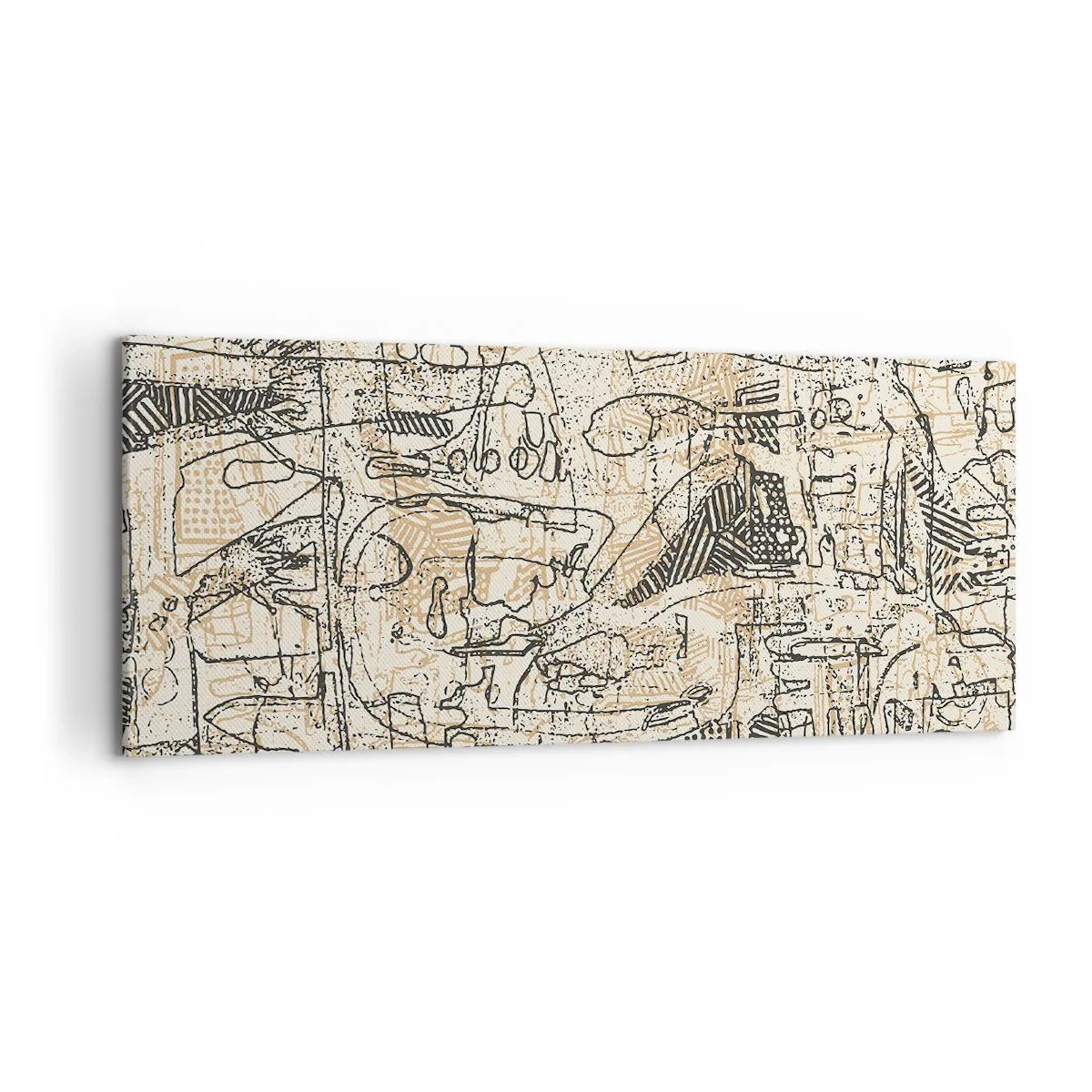 Quadro em tela - À espera de ser decifrado - 120x50 cm