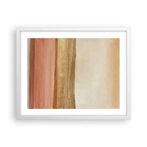 Pôster em moldura branca - Composição vertical - 50x40 cm