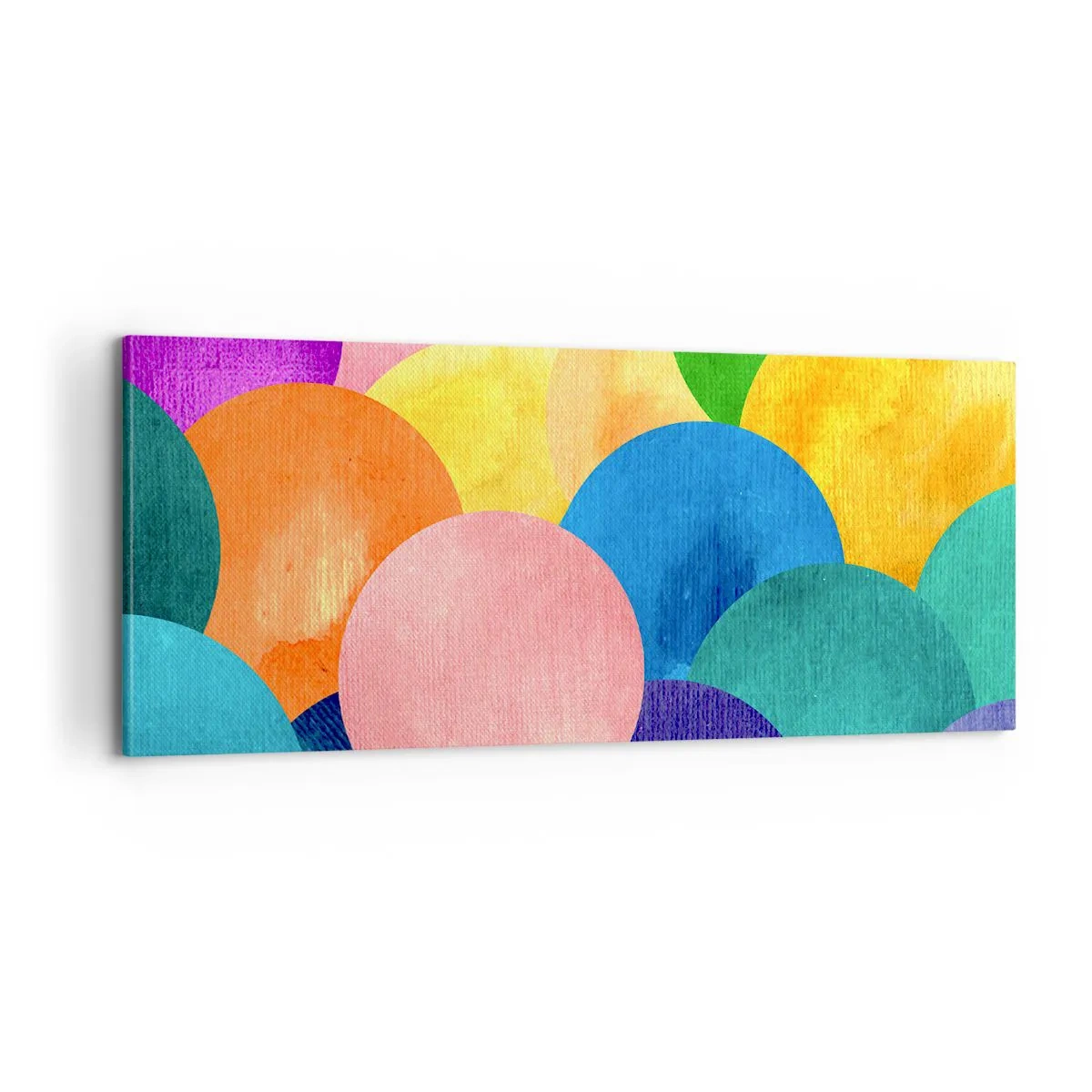 Quadro em tela - A plenitude original da vida - 100x40 cm