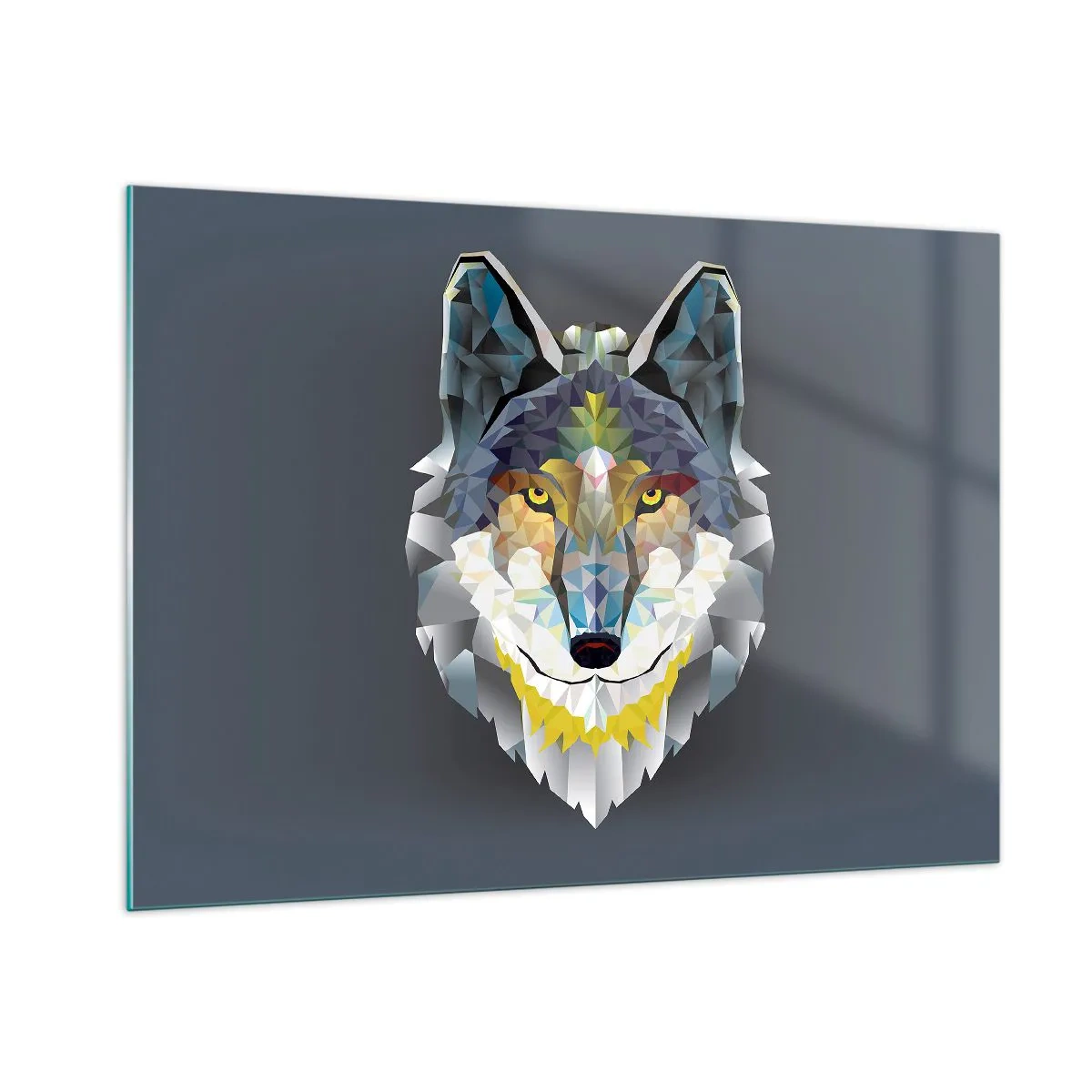 Quadro em vidro - Quem não quer ser lobo, não lhe veste a pele - 100x70 cm