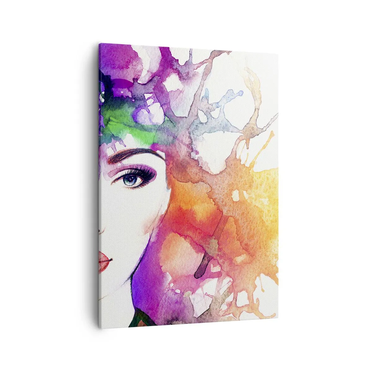 Quadro em tela - Com a cabeça nas nuvens - 50x70 cm