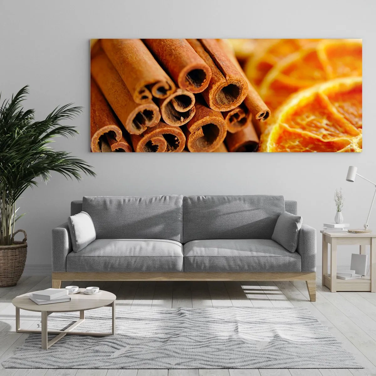 Quadro em vidro - Sente o cheiro? - 90x30 cm