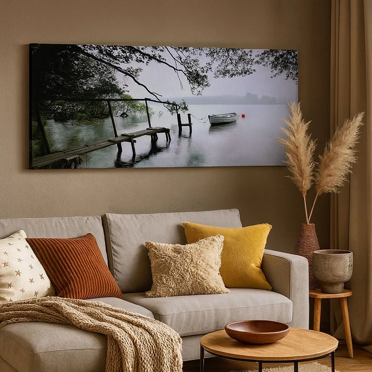 Quadro em tela - Descanso imediato - 100x40 cm