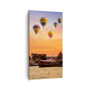 Quadro em tela - É aqui que nascem os contos de fadas - 65x120 cm