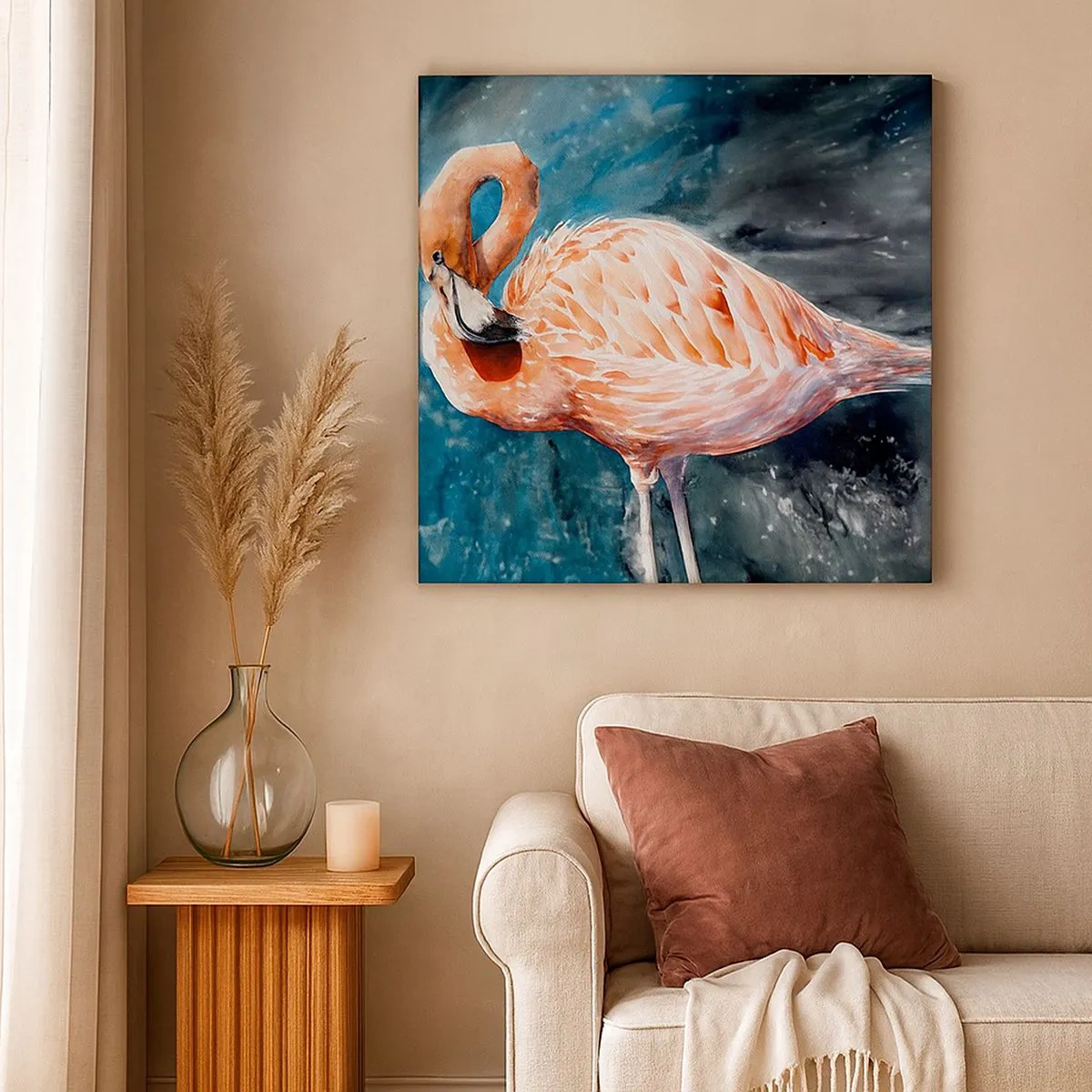 Quadro em tela - Decorativo por natureza - 30x30 cm