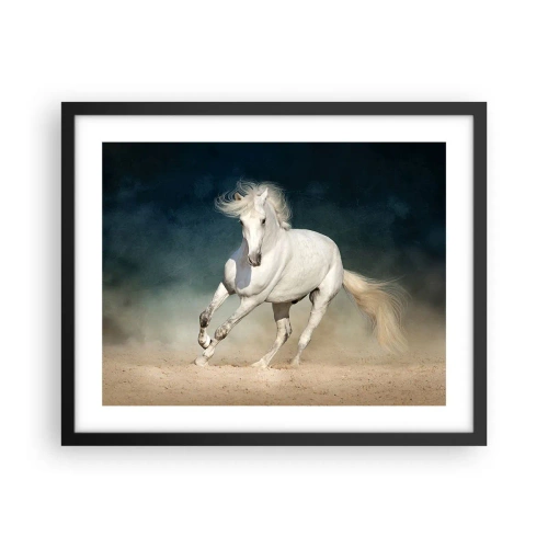 Pôster com moldura preta - Liberdade em seu estado puro - 50x40 cm