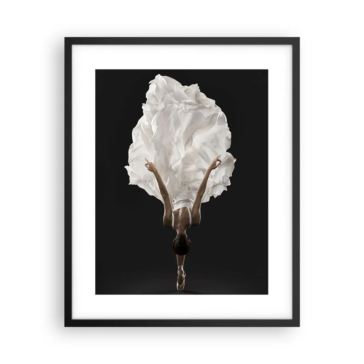 Pôster com moldura preta - Cinto incomum - 40x50 cm