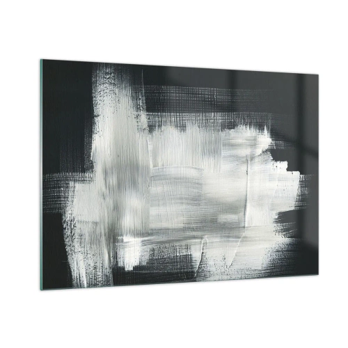 Quadro em vidro - Entrelaçado na vertical e horizontal - 100x70 cm