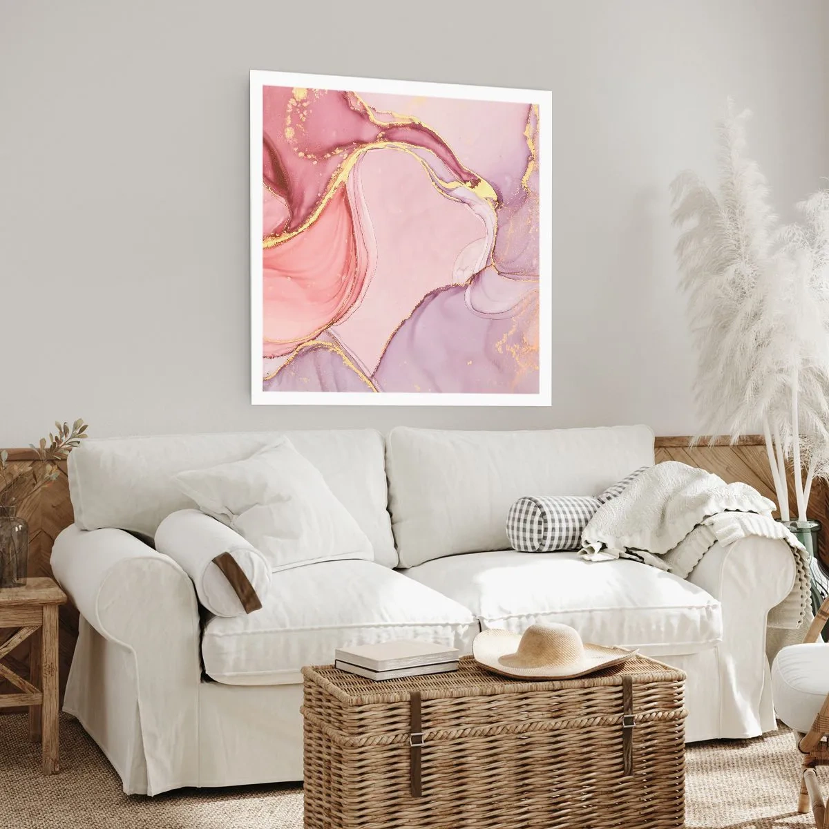 Pôster - Carícia das cores - 40x40 cm