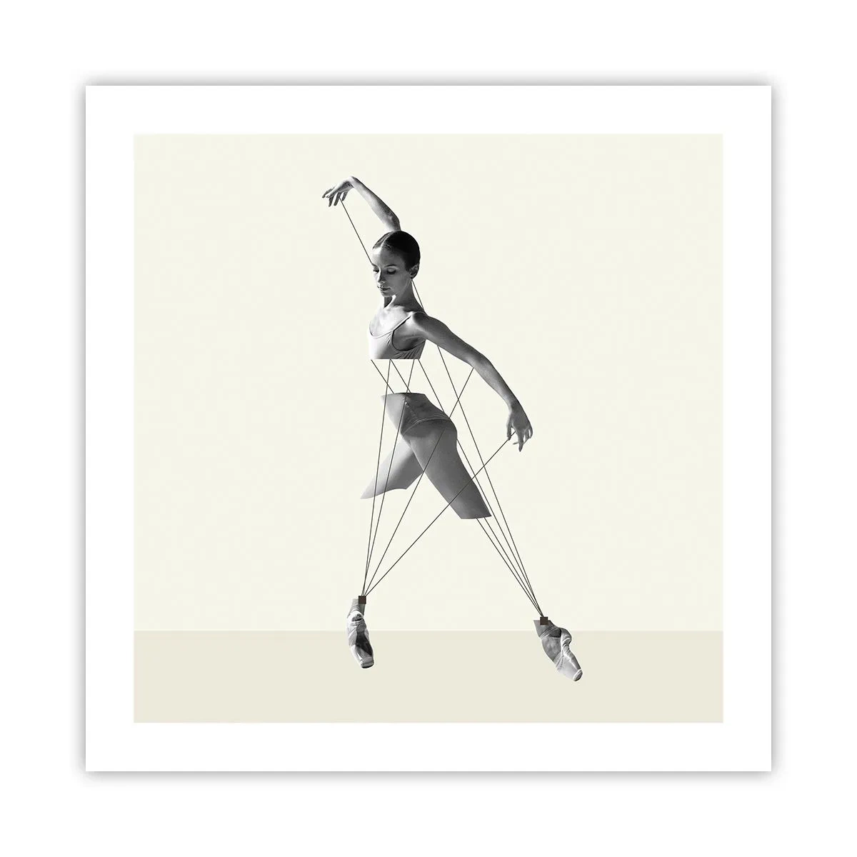 Pôster - No teatro do mundo - 50x50 cm