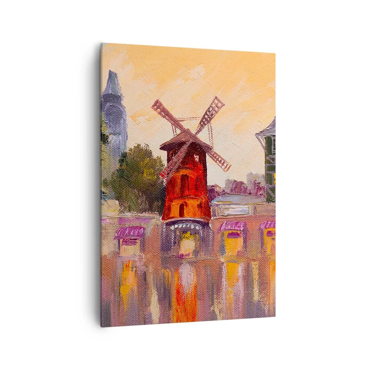 Quadro em tela - Ícones parisienses – Moulin Rouge - 70x100 cm