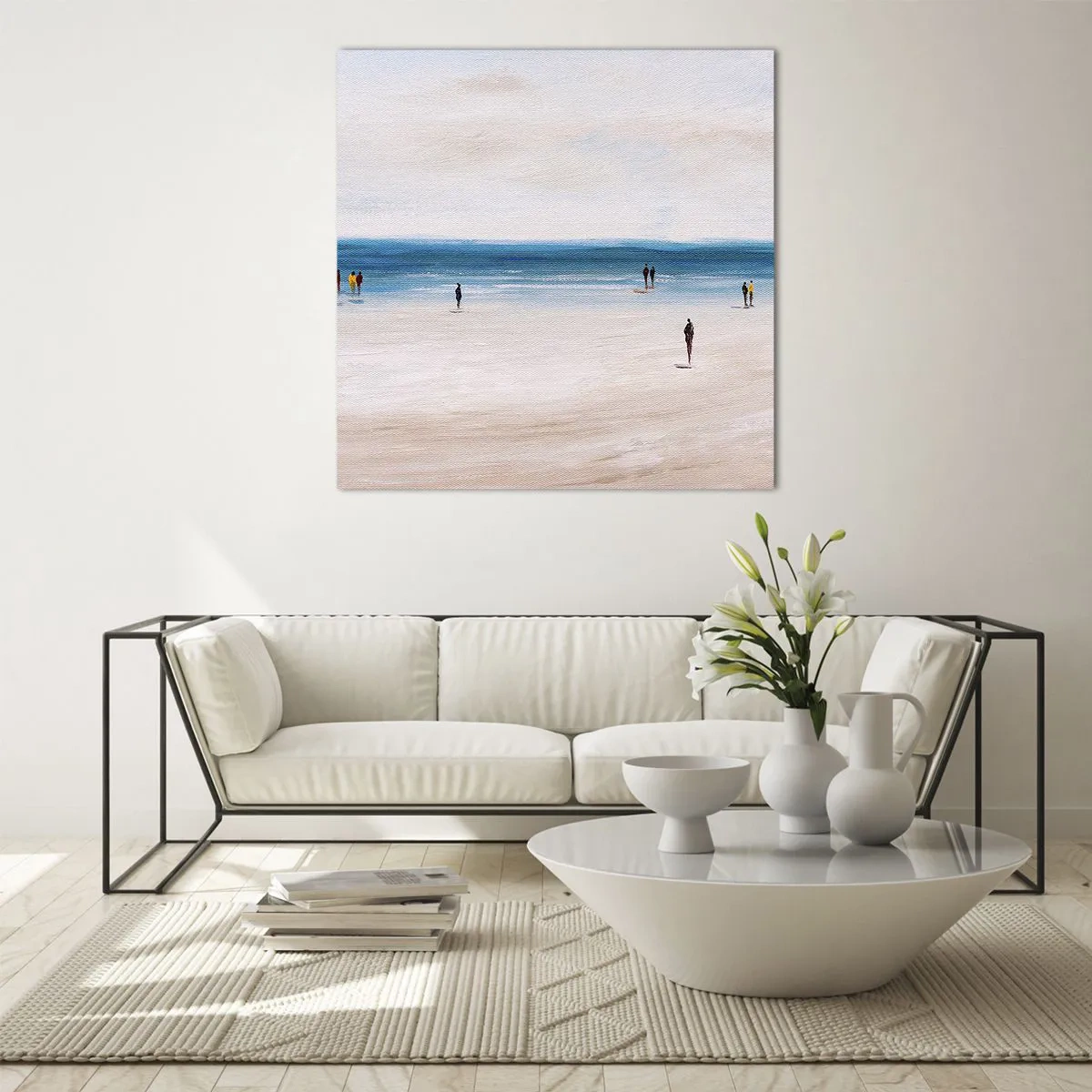 Quadro em vidro - Uma necessidade natural - 30x30 cm