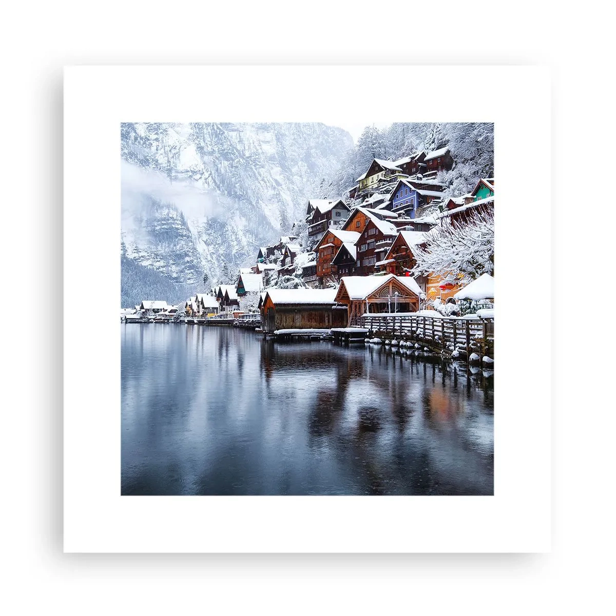 Pôster - Na decoração de inverno - 30x30 cm