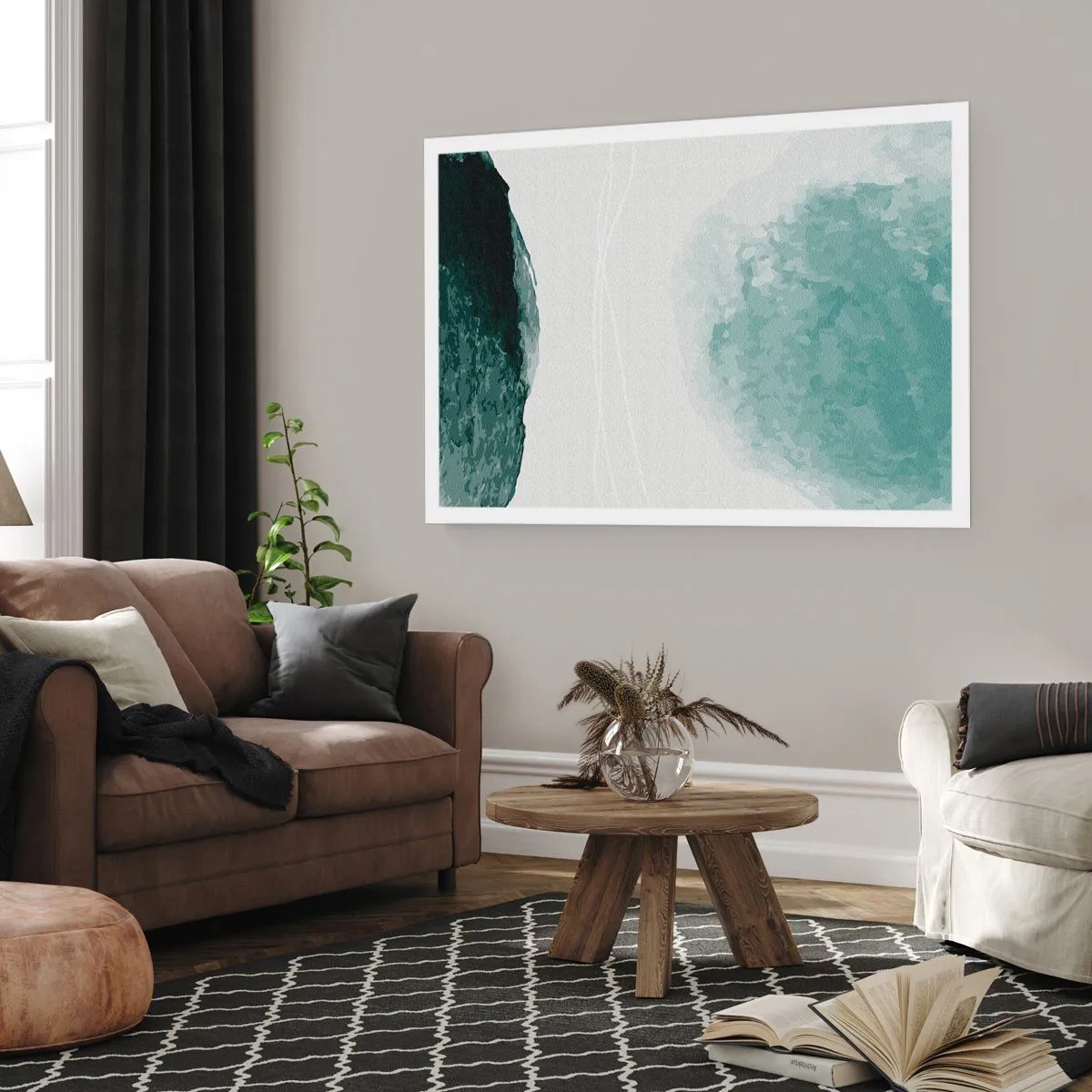 Pôster - Encontro com a neblina - 100x70 cm